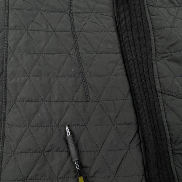 Prana Esla Long Black Sherpa Lined Coat - Picture 6 of 14